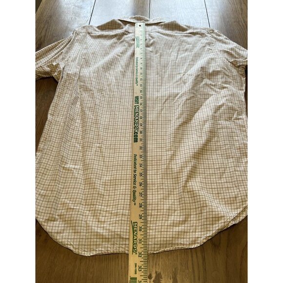 Ralph Lauren Large Button Down Shirt Men Checkered Long Sleeve Classic Fit City - Picture 10 of 13